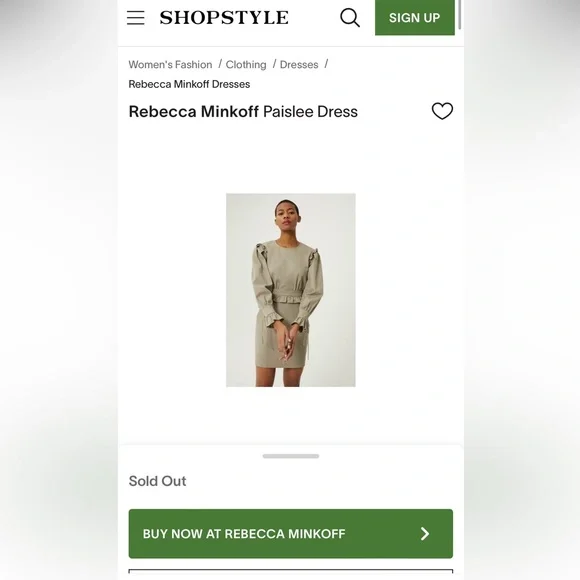 SOLD NWT Rebecca Minkoff Paislee Dress - Picture 4 of 9